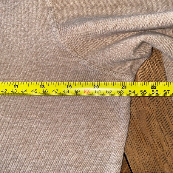 Brunello Cucinelli Beige Long Sleeve Polo Shirt - Picture 7 of 14